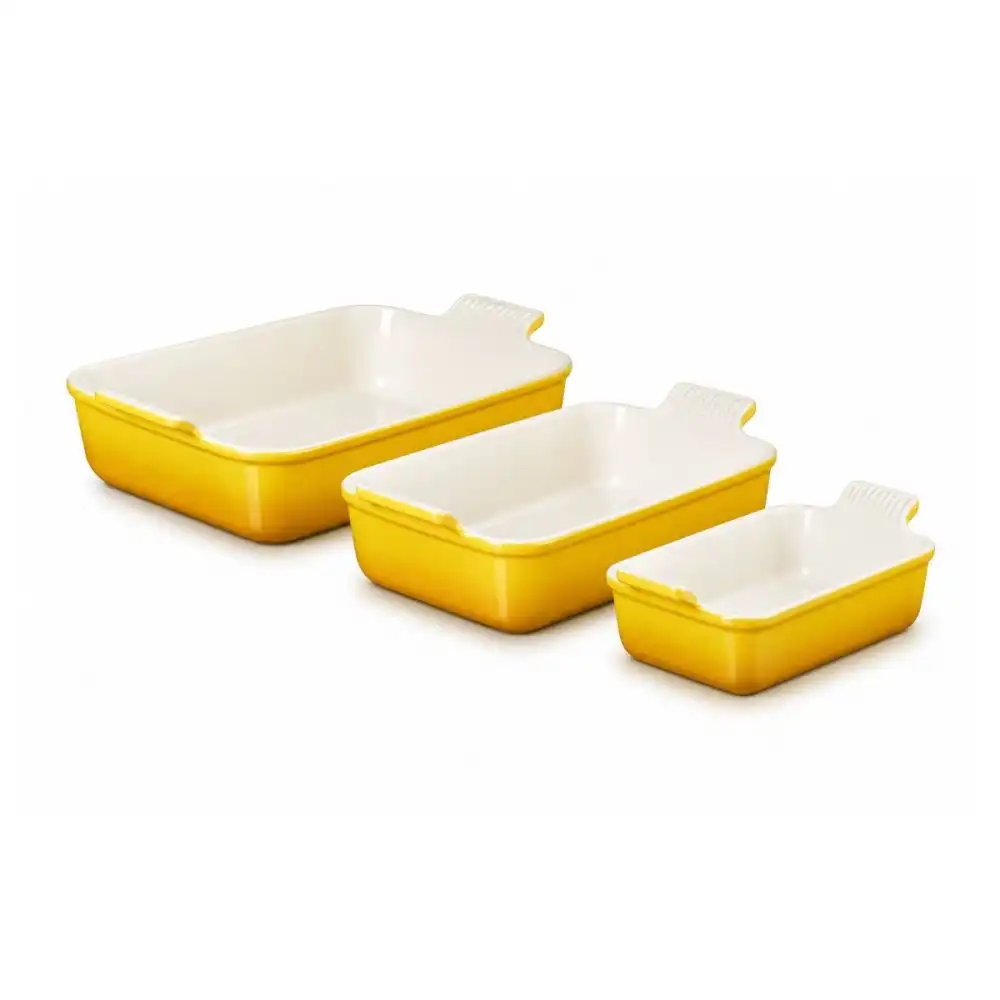 Le Creuset Heritage Rectangular Baking Dishes (Set of 3) | Nectar