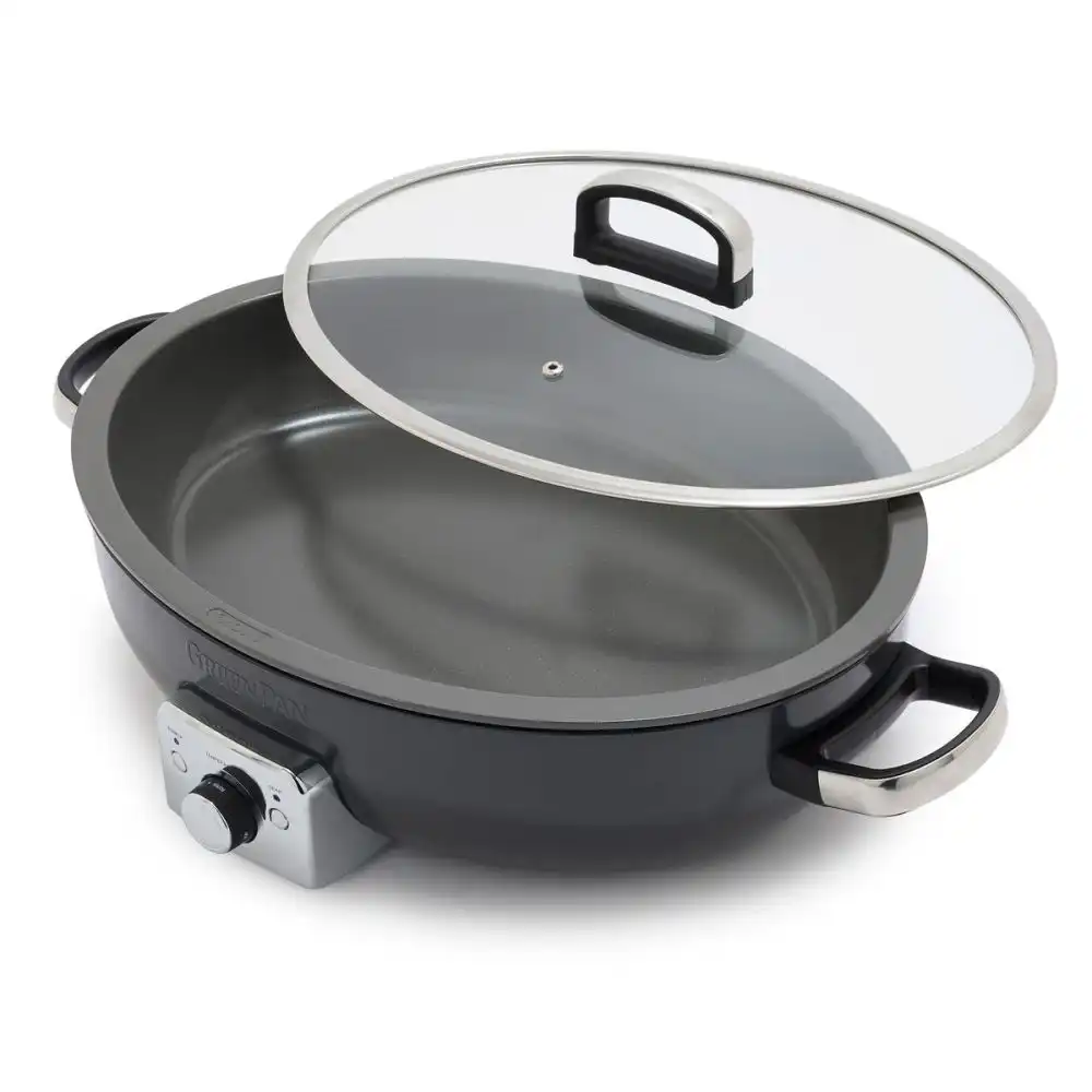 GreenPan Elite 5.5-Quart Oval Electric Skillet | Graphite