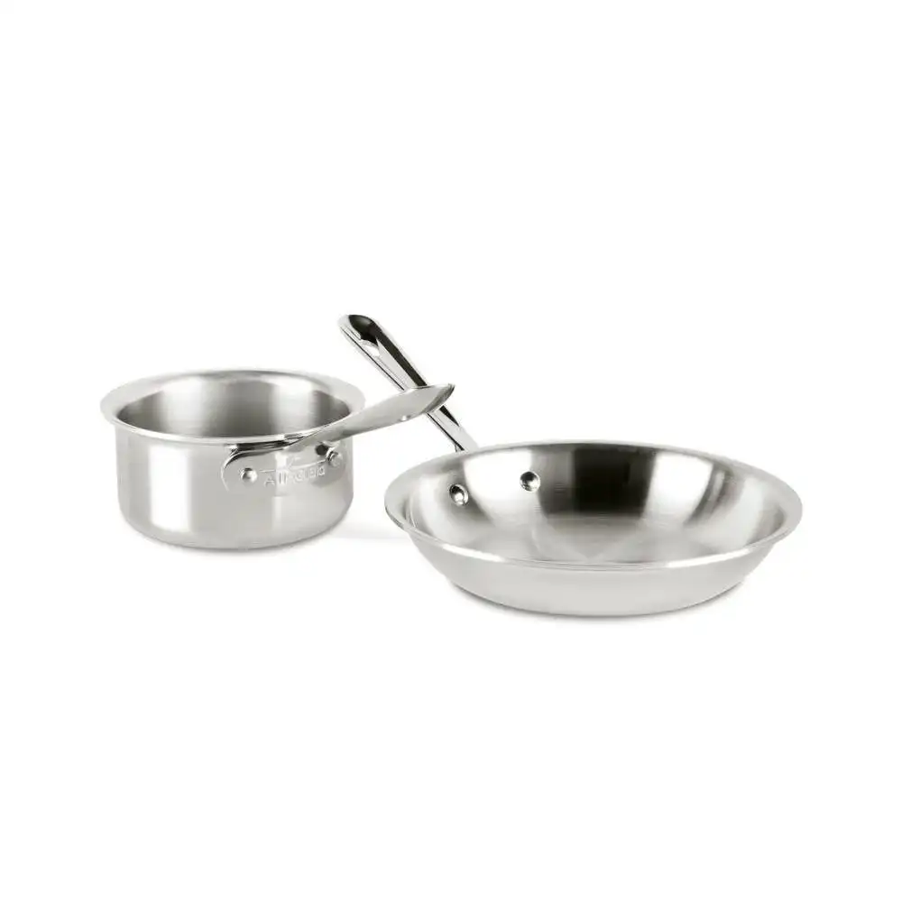 All-Clad D3 Stainless Steel 3-Ply Kitchen Helper Set | 2-Piece