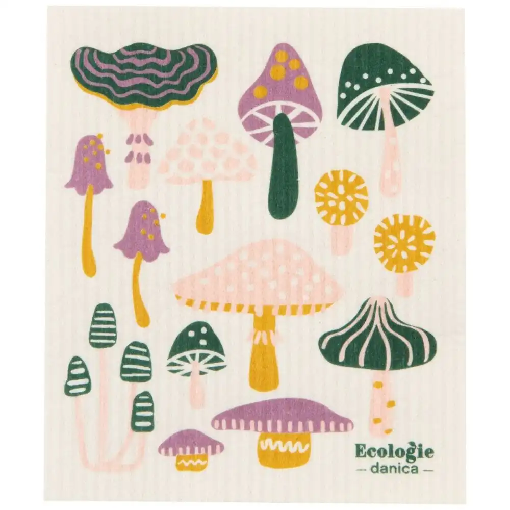 Ecologie by Danica Swedish Sponge Dish Cloth | Mushroom Gems