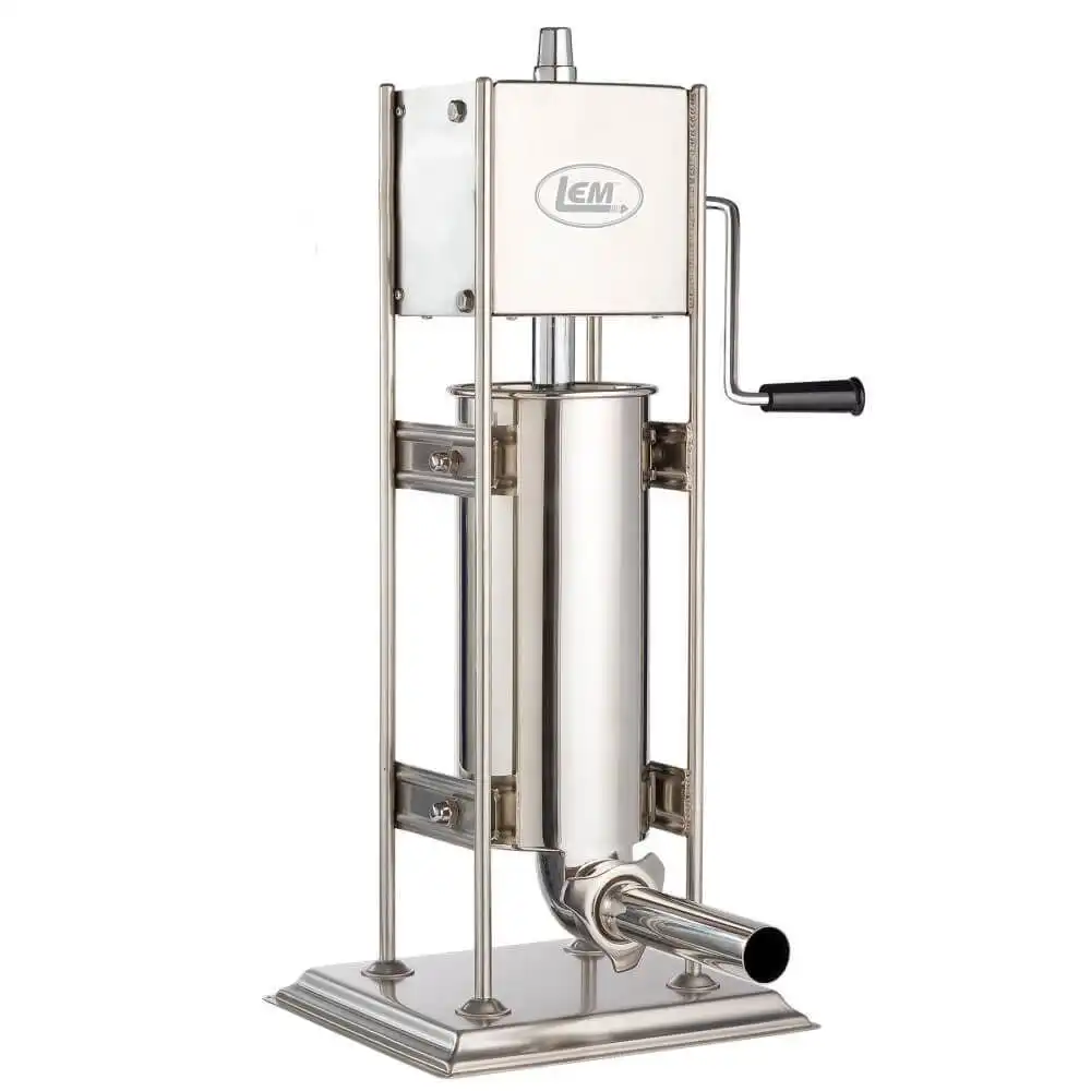 Alternative view of LEM Big Bite Dual Gear 10lb Sausage Stuffer with 2 Speeds