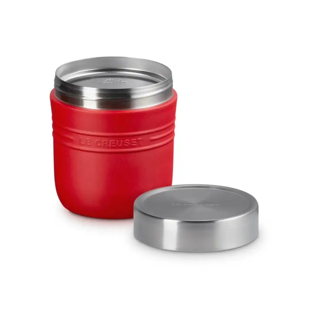 Alternative view of Le Creuset On The Go 16oz Stainless Steel Food Jar | Cerise