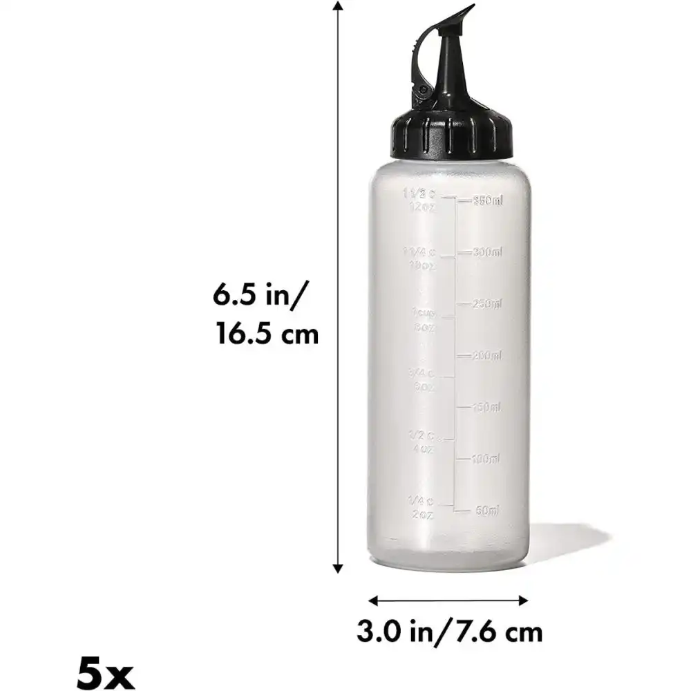 Alternative view of OXO Good Grips Medium Chef's Squeeze Bottle | Pack of 5