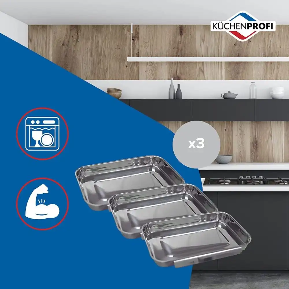 Alternative view of Küchenprofi Breading Pan (3-Piece) | 9"