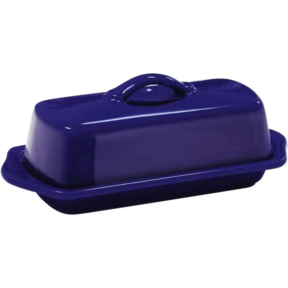 Chantal 8.5" Full Size Butter Dish | Cobalt Blue