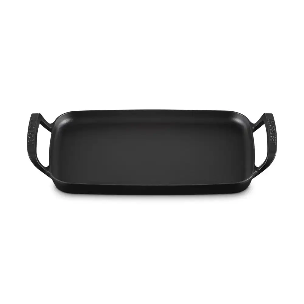 Le Creuset Alpine Collection 15.75" Rectangular Griddle | Matte Black