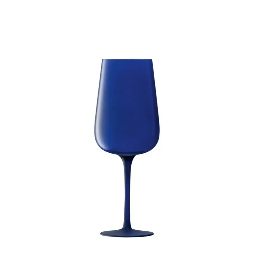 Alternative view of LSA Arc Contrast 9oz Flute Glasses (Set of 2) | Cobalt