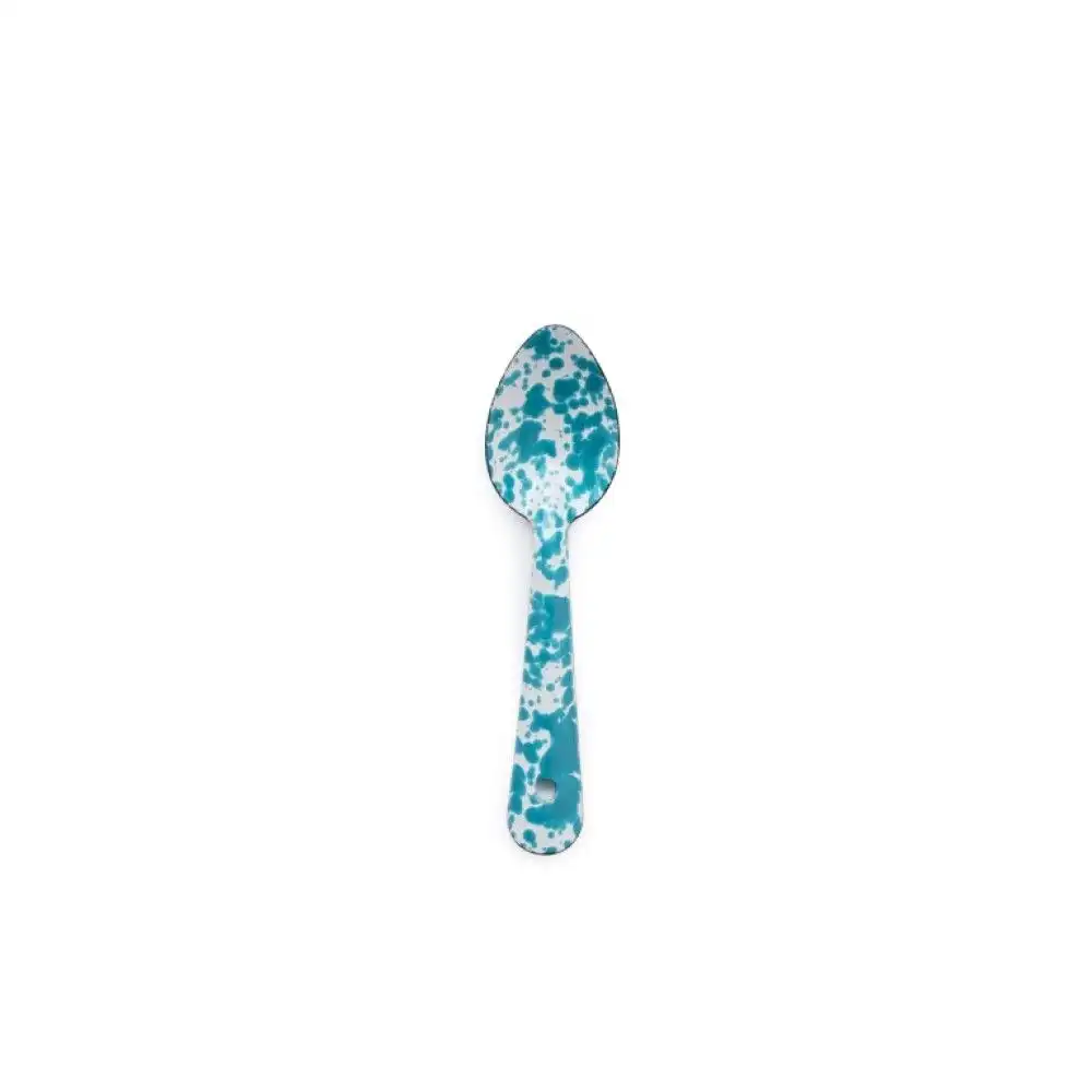 Crow Canyon 6" Small Spoon | Turquoise Splatter