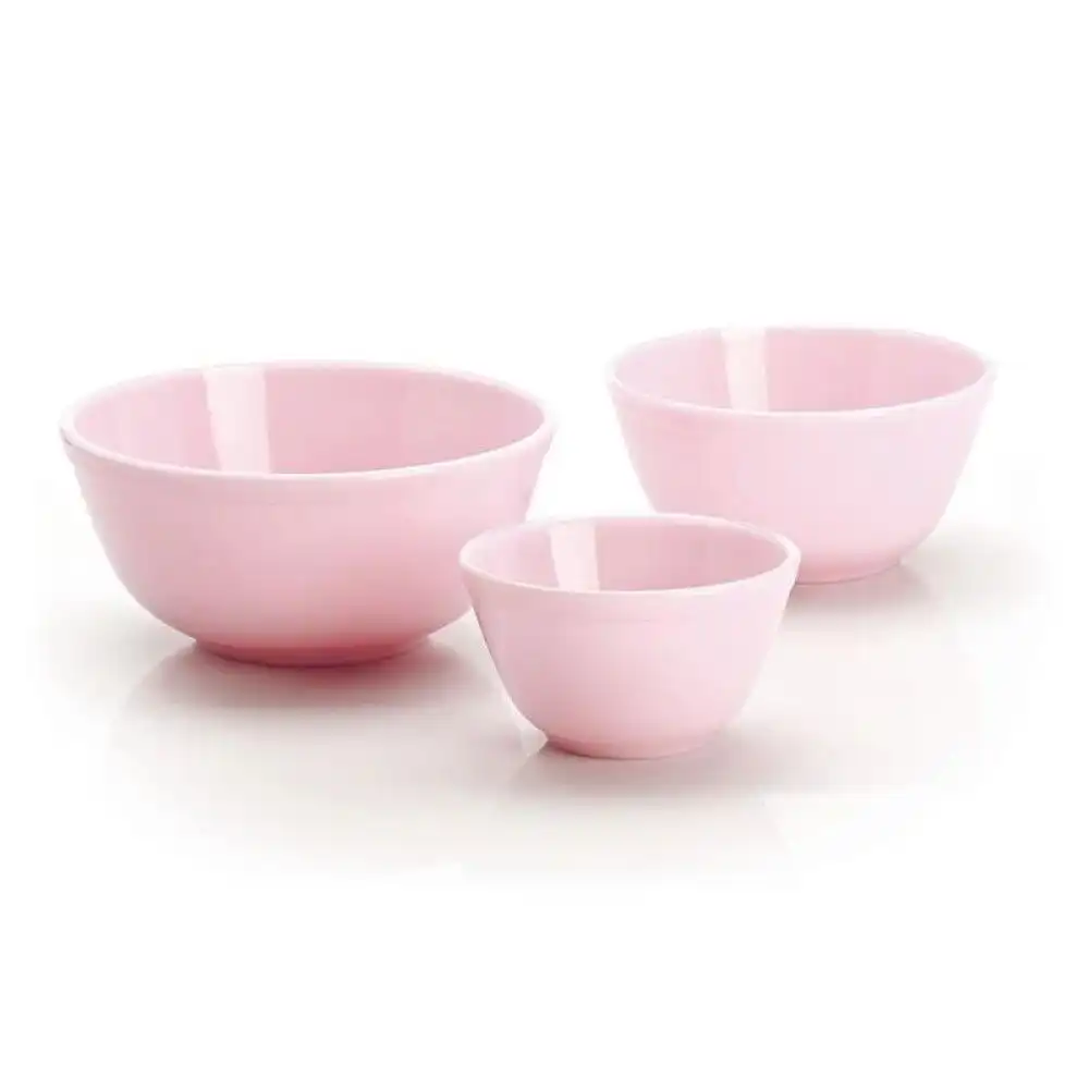 Mosser Glass 3-Piece Mixing Bowl Set (20oz, 40oz, 60oz) | Crown Tuscan
