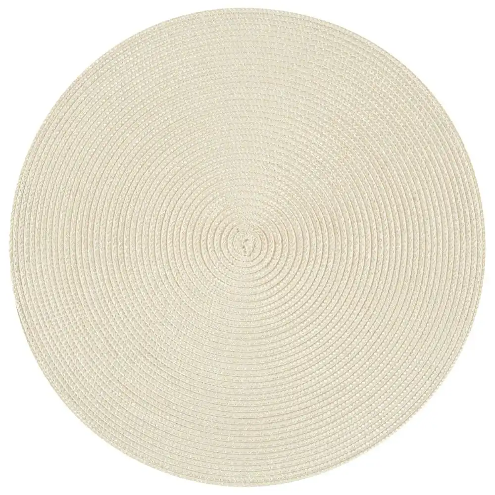 Now Designs by Danica 15" Disko Placemat | Ivory