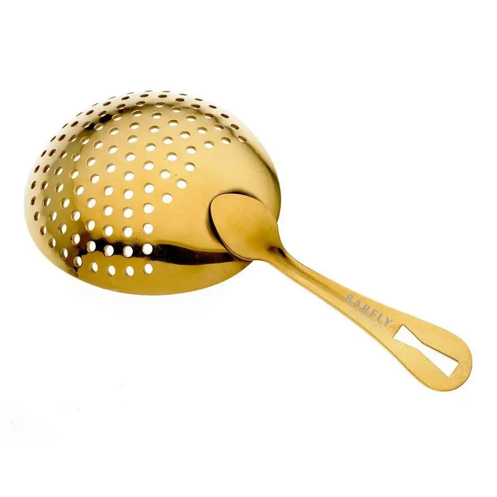 Alternative view of Mercer Barfly Julep Strainer | Gold Plated