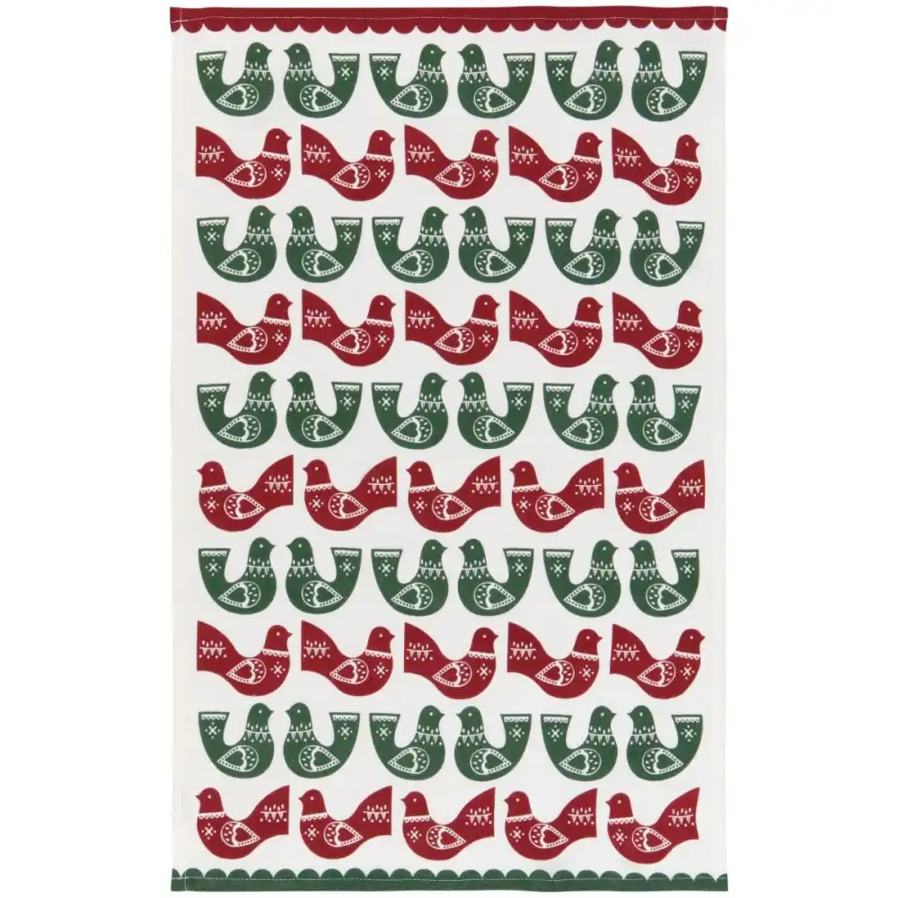 Alternative view of Now Designs by Danica Christmas Bakers Floursack Dishtowels (Set of 3) | Folk Forest