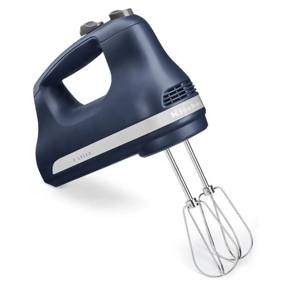KitchenAid 5-Speed Ultra Power Hand Mixer | Matte Island Blue