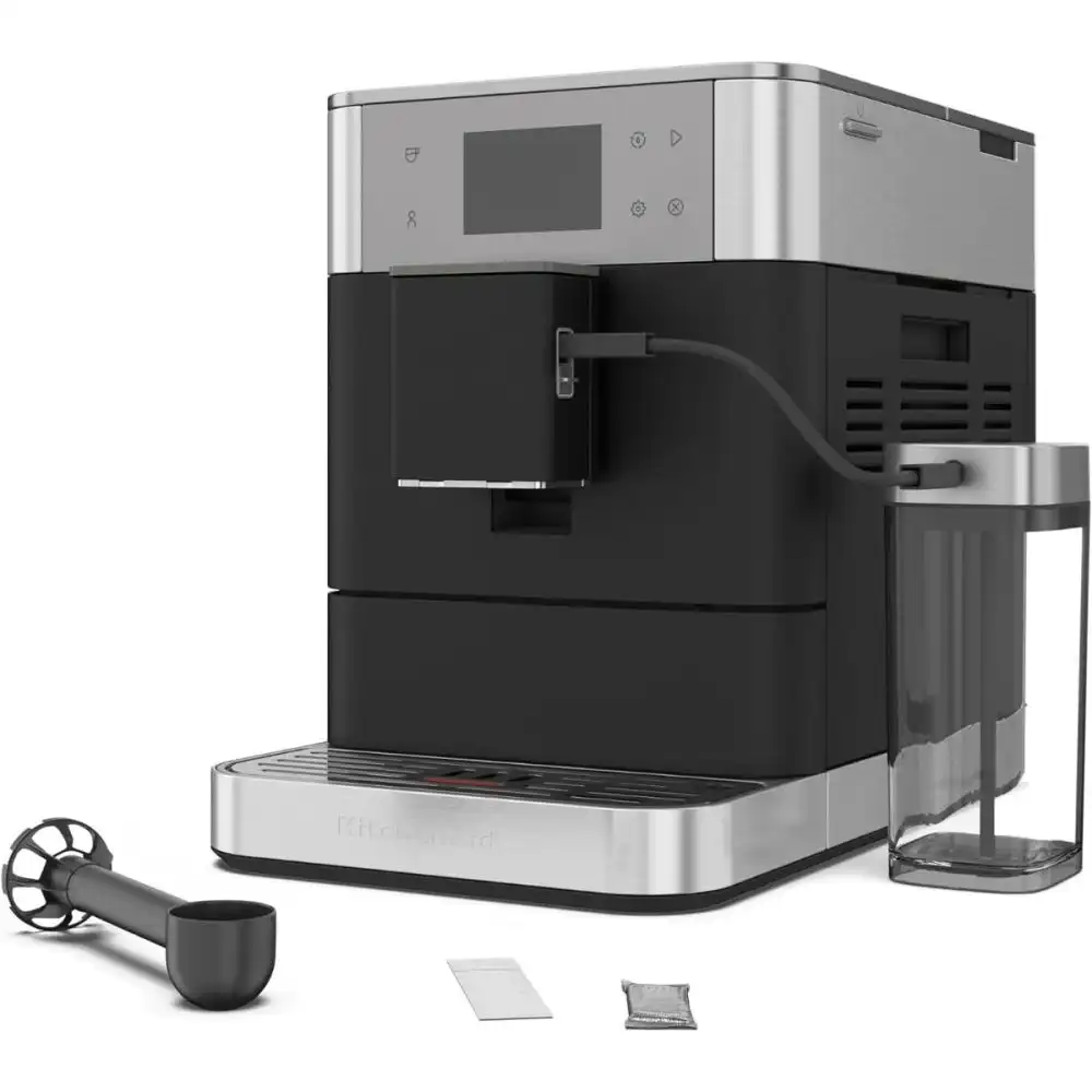 Alternative view of KitchenAid Fully Automatic Espresso Machine KF7 | Cast Iron Black