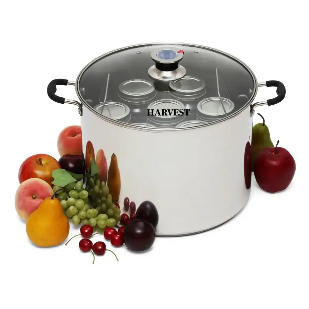 Alternative view of Harvest Stainless Steel Multi-Use Canner with Glass Lid