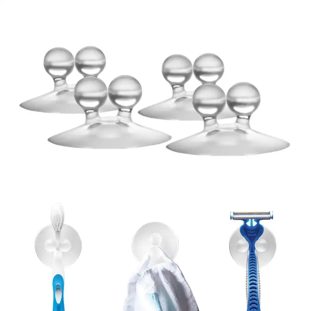 Dreamfarm Jot Suction Holding Hooks 4 Pack| Clear