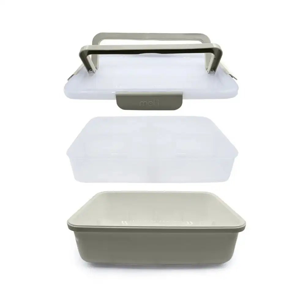 Alternative view of Melii Rectangular Platter Box | Ivory