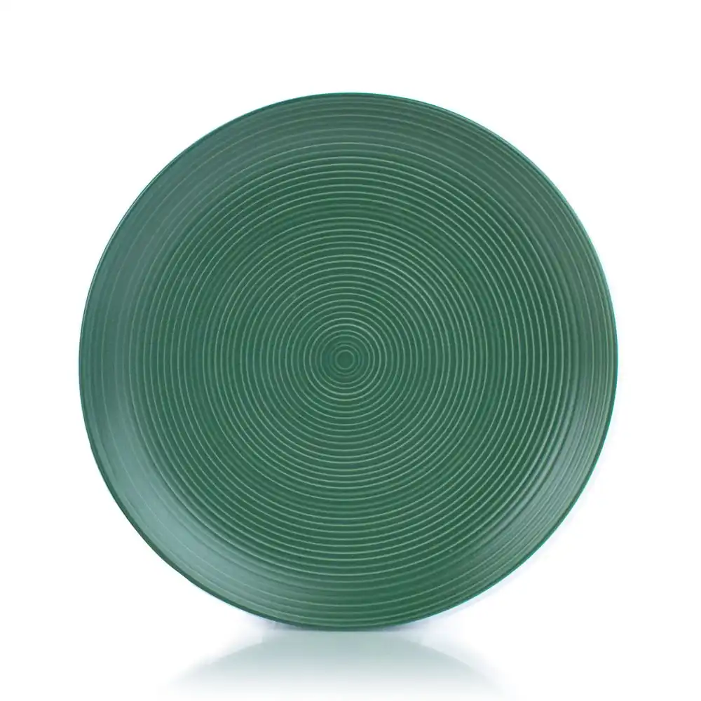 Alternative view of Everything Kitchens Deep Matte 10.5" Dinner Plates (Set of 4) | Green