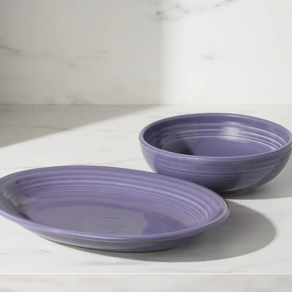Alternative view of Fiesta® 13.6" Large Oval Serving Platter | Lavender