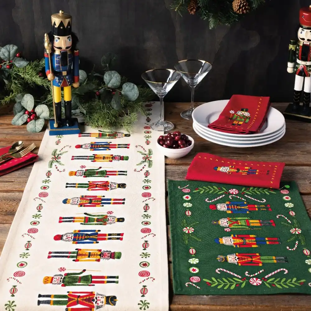 Alternative view of Now Designs by Danica 72" Table Runner | Nutcracker