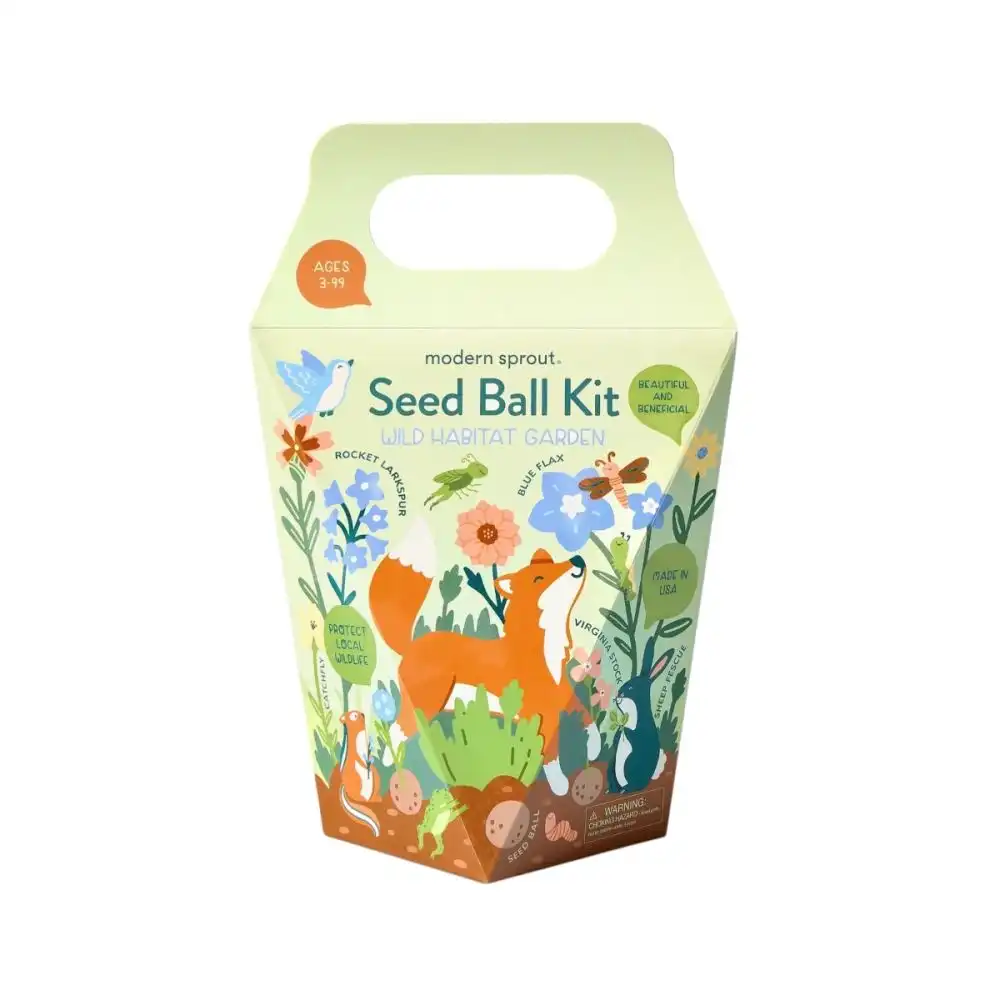 Modern Sprout DIY Seed Ball Kit | Wild Habitat Garden