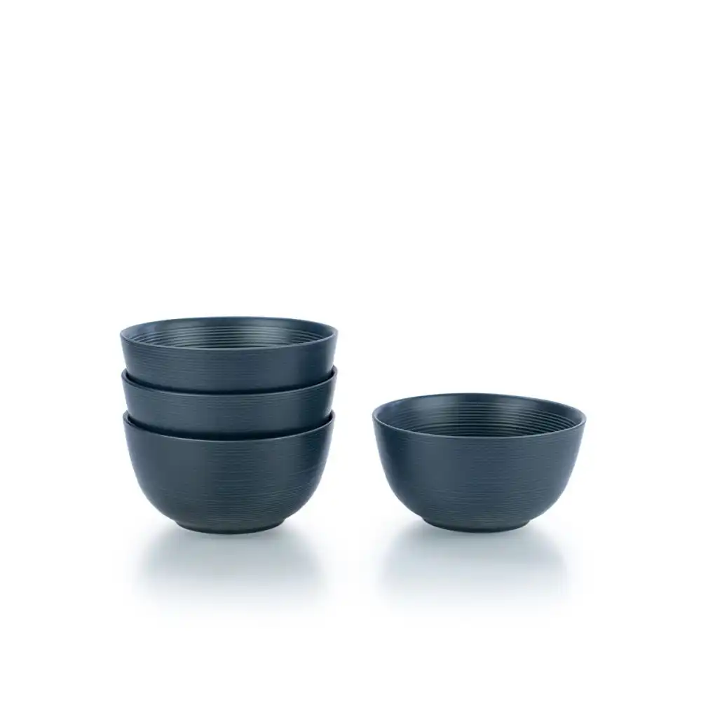 Everything Kitchens Deep Matte 6" 26oz Bowls (Set of 4) | Charcoal