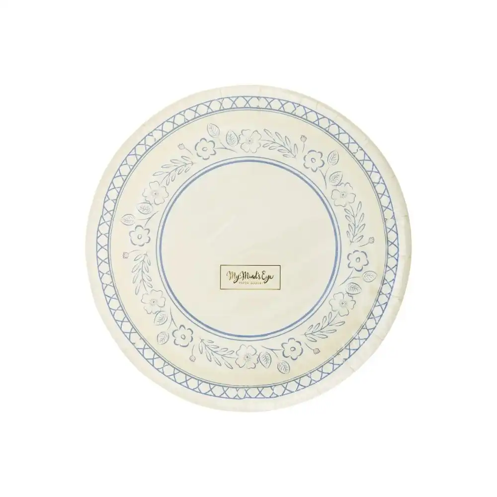 Alternative view of My Mind's Eye 8-Piece 7" Dessert Paper Plates | Pembroke Floral
