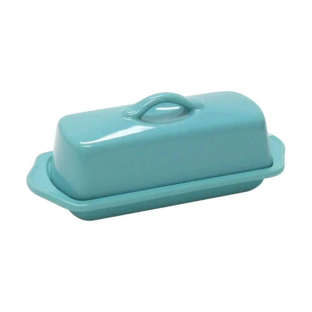 Chantal 8.5" Full Size Butter Dish | Aqua