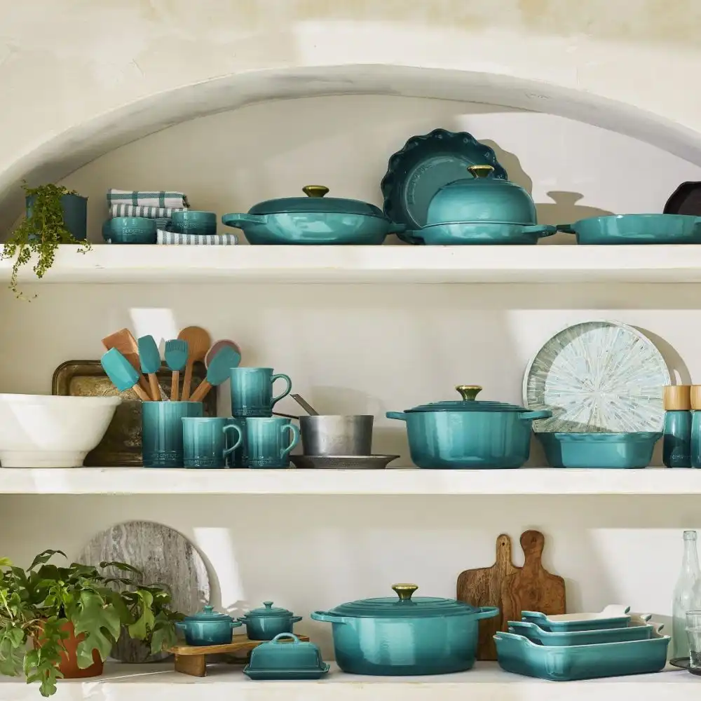 Alternative view of Le Creuset Signature Silicone Small Spatula | Blue Riviera