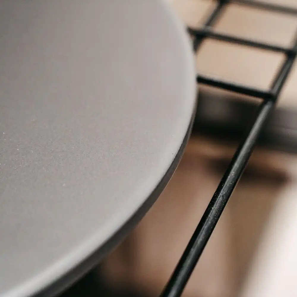 Alternative view of Old Stone Glazed 14" Round Pizza Stone | Grey