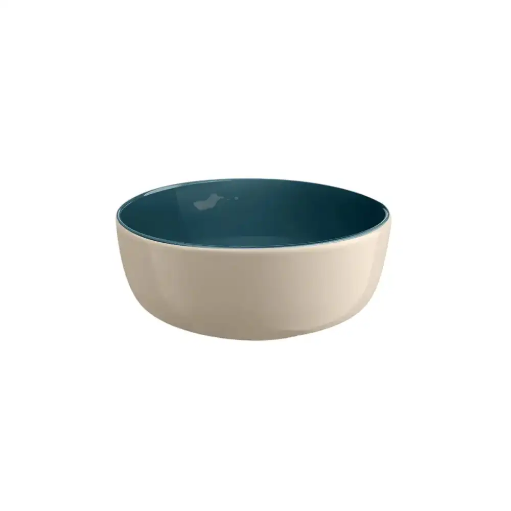 Emile Henry Everyday 0.75 Qt. Cereal Bowl | Blue Flame/Ivory