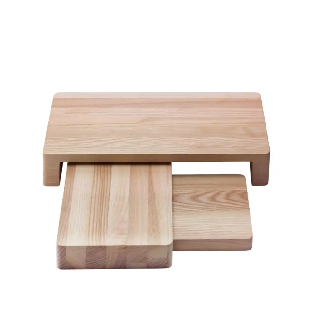 LSA Collective 15" Ash Wood Platter Set