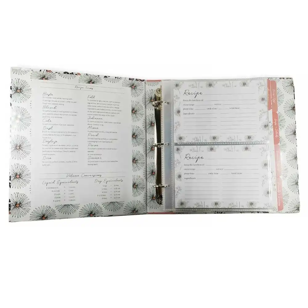 Alternative view of C.R. Gibson Pocket Page Recipe Book | Night & Day Blush