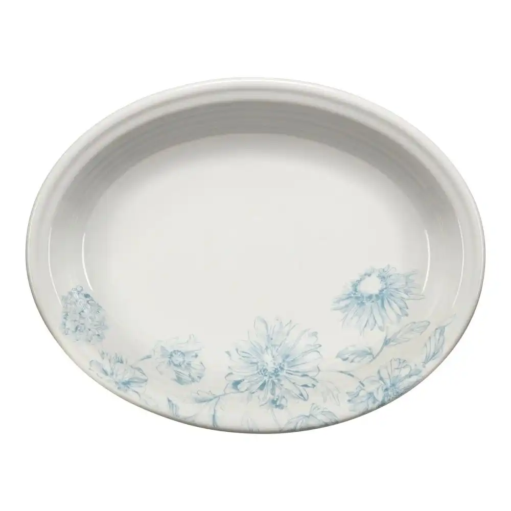 Alternative view of Fiesta® 11.6" Medium Oval Platter | Botanical Floral