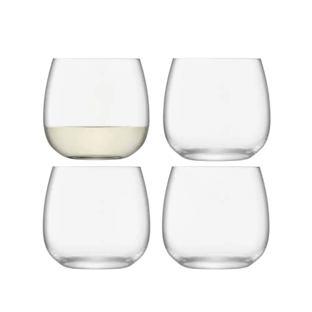 LSA Borough Stemless Glasses (Set of 4) | 13oz