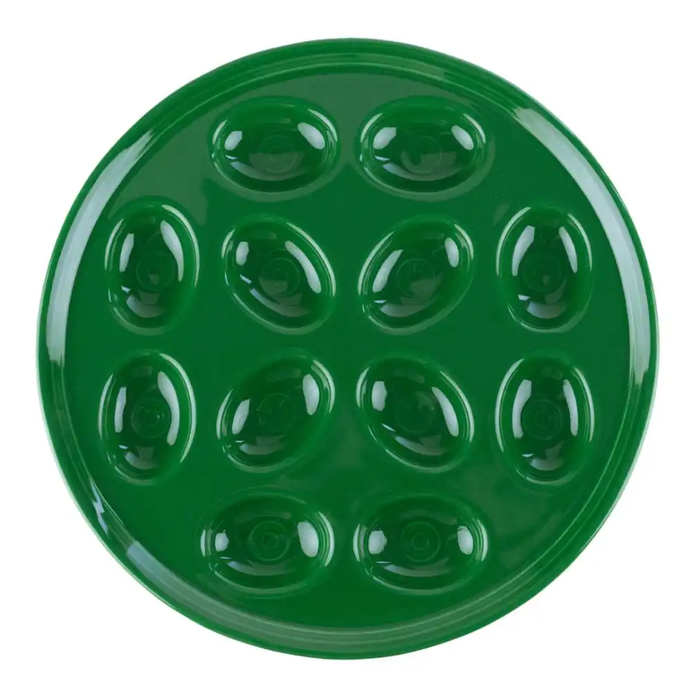 Fiesta® 11.25" Round Egg Serving Platter | Jade