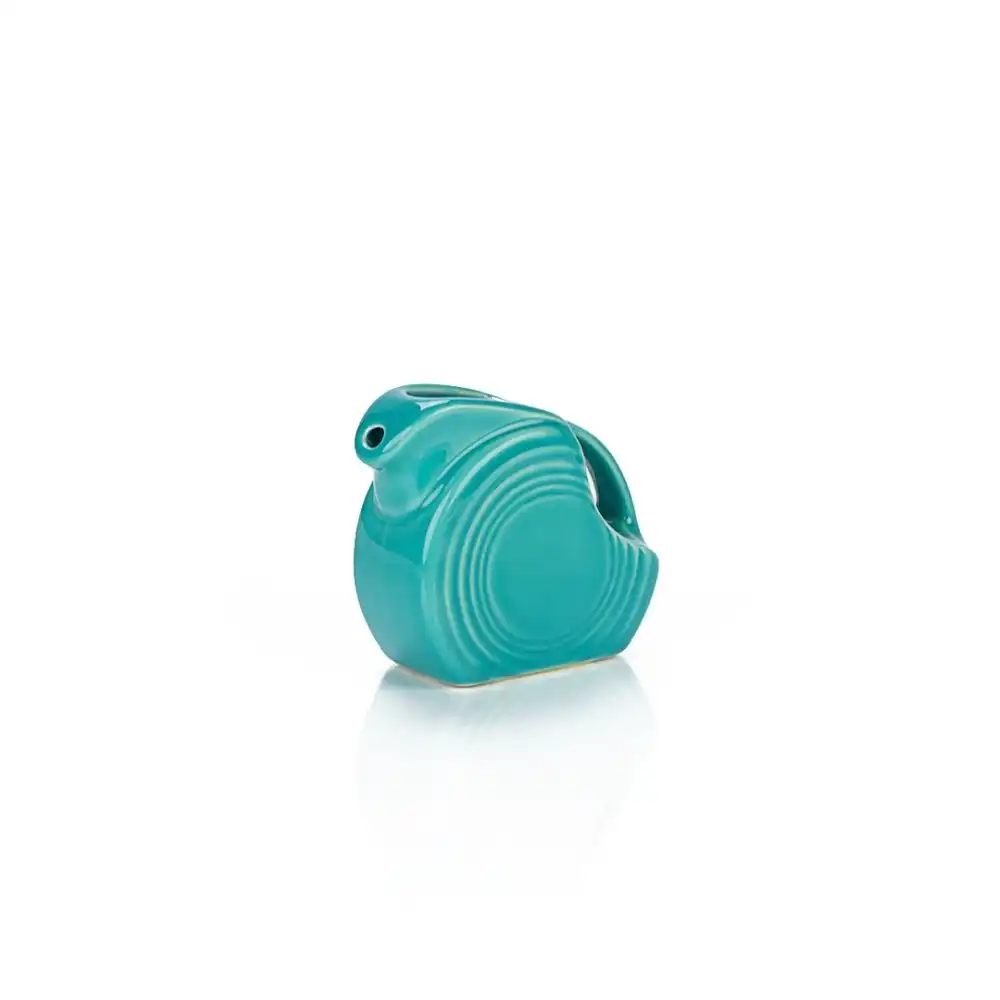 Fiesta® 5oz Miniature Disk Pitcher | Turquoise