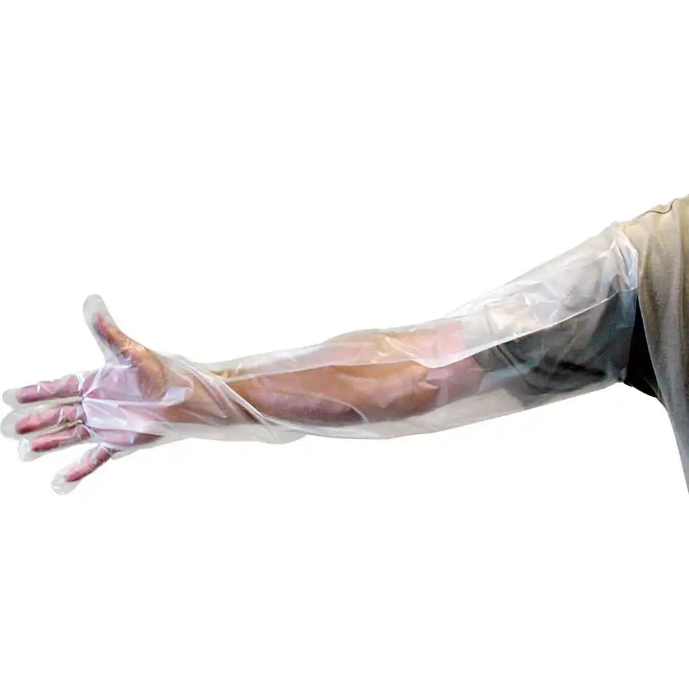 LEM Shoulder Length Poly Gloves - 6 Pair