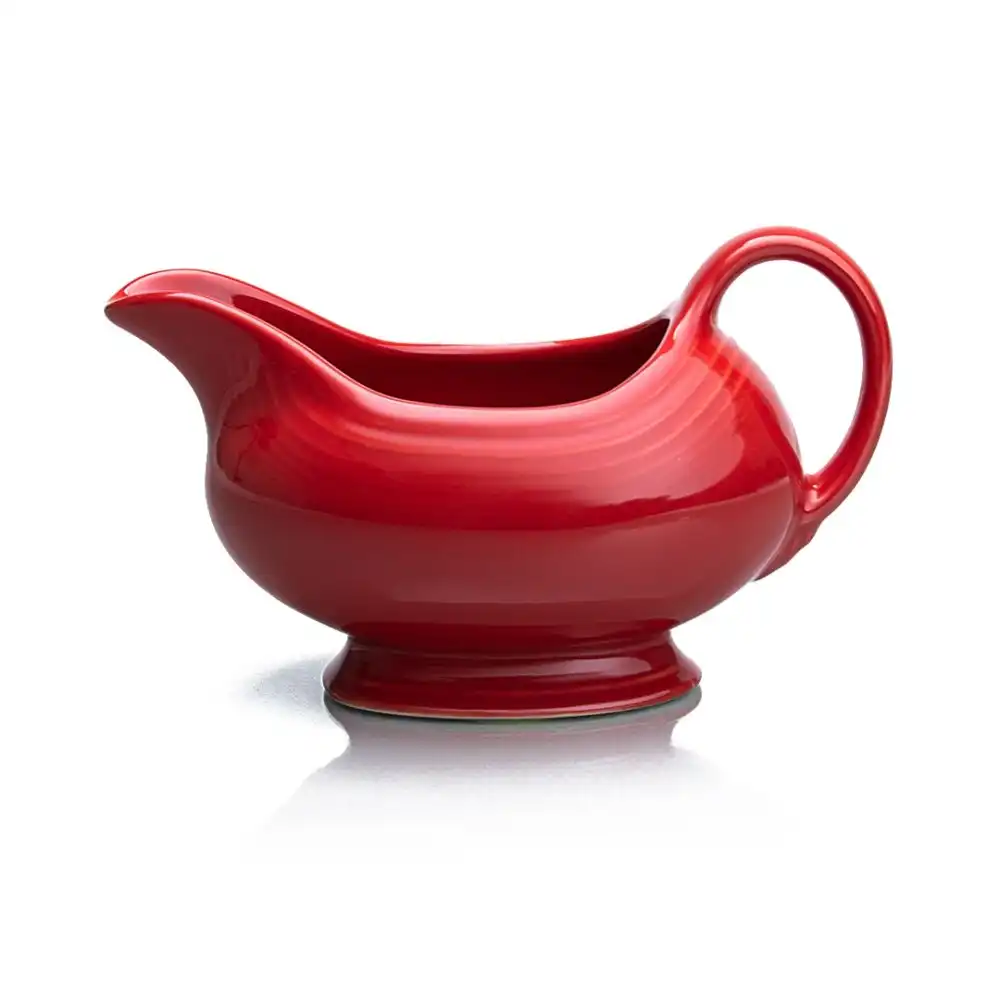 Fiesta® 18.5oz Gravy Sauceboat | Scarlet