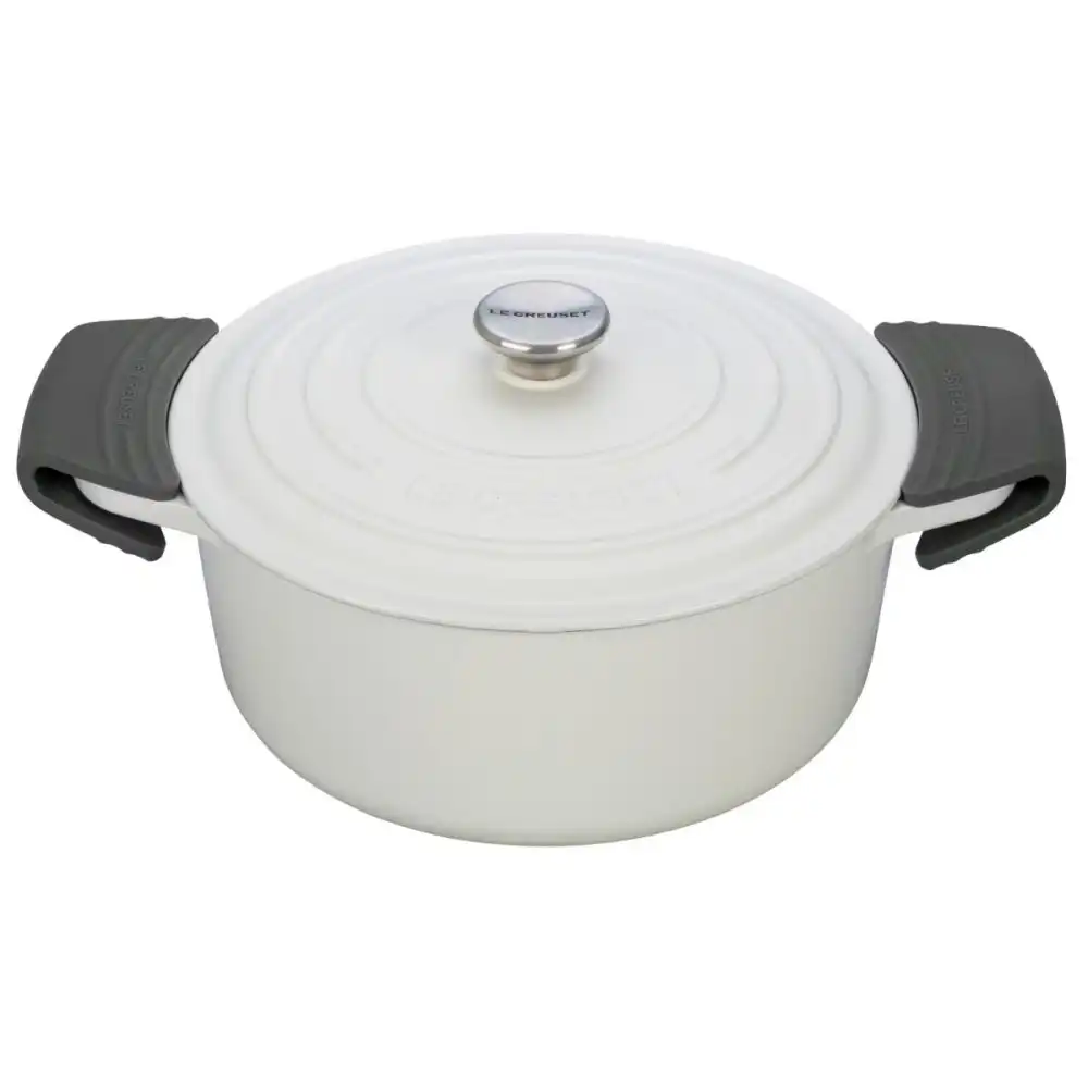 Alternative view of Le Creuset Silicone Handle Grips Set | Oyster Grey