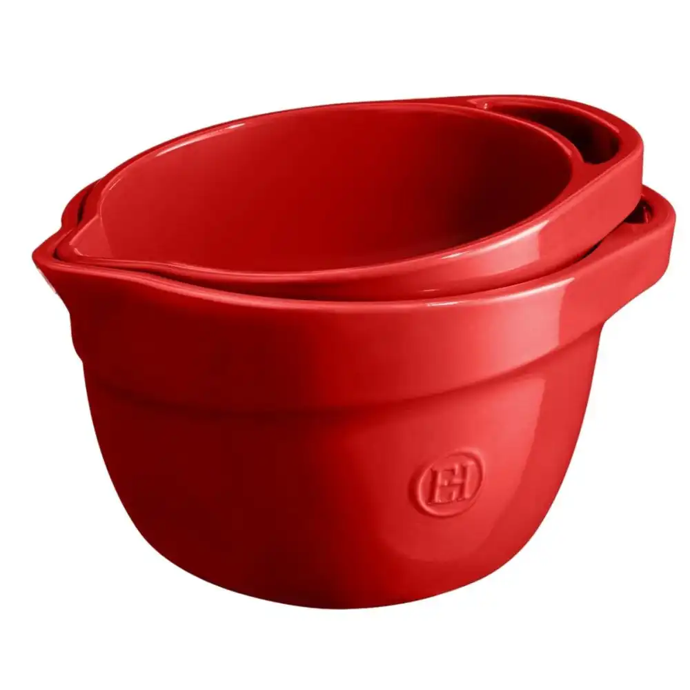 Alternative view of Emile Henry Small Mixing Bowl | Burgundy