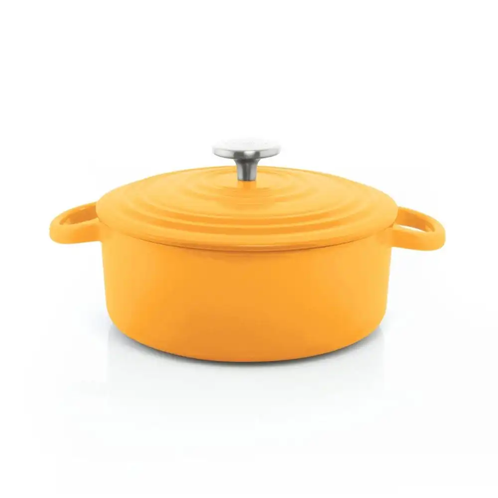 Chantal 3Qt. Round Cast Iron Dutch Oven | Marigold