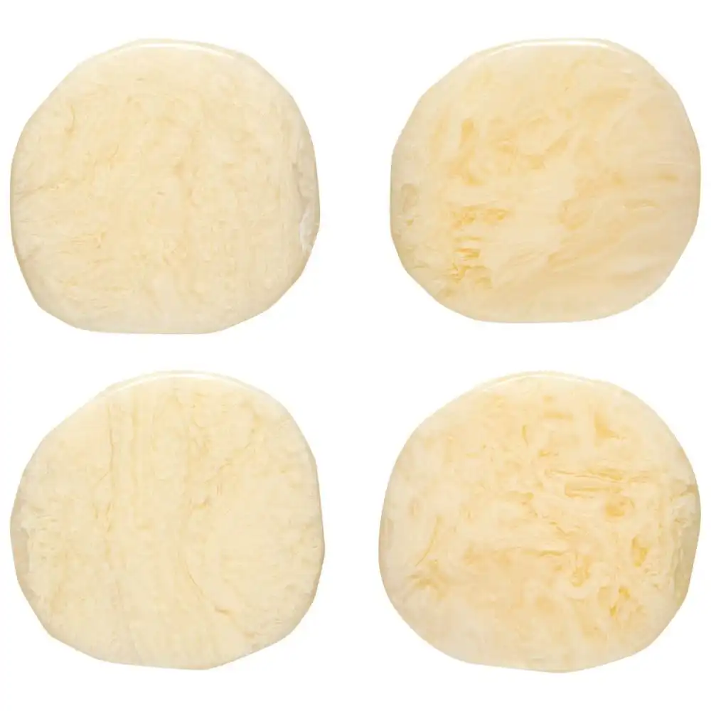 Danica Heirloom Resin Coasters (Set of 4) | Ivory