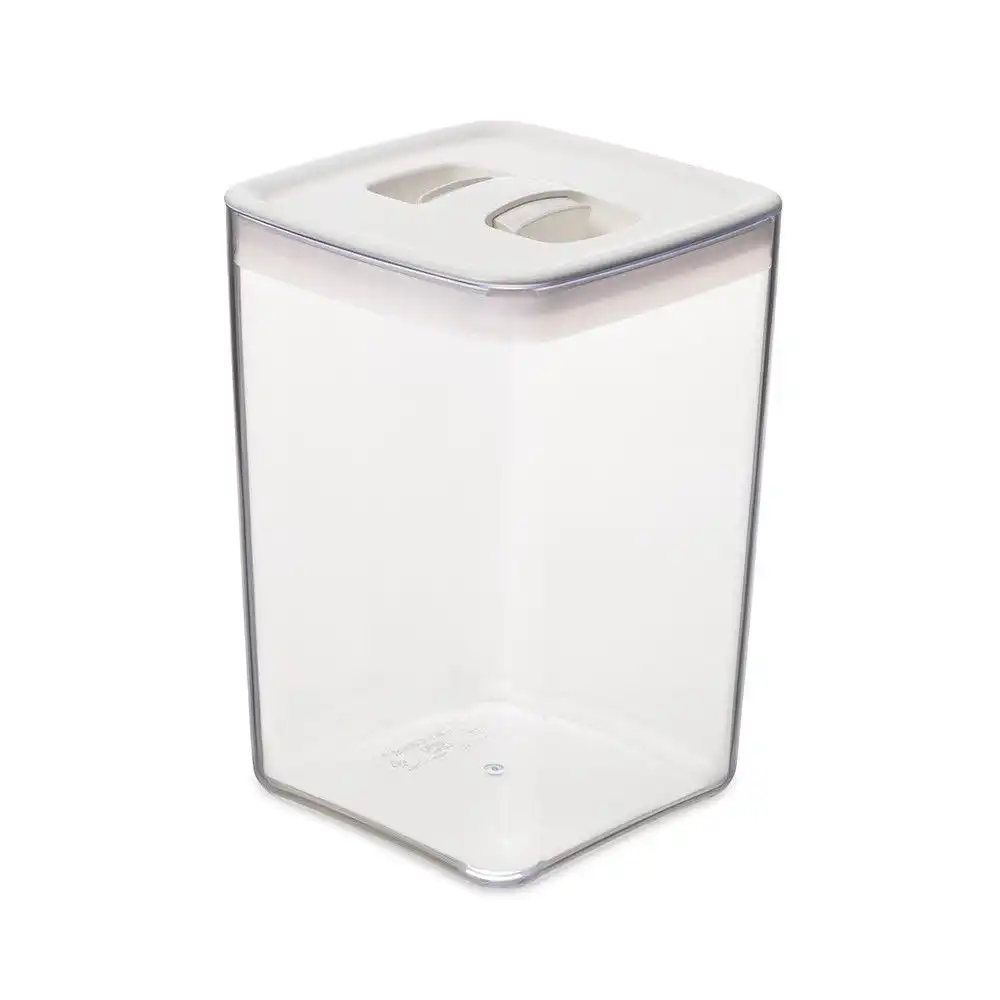 Click Clack 4.5-Quart Cube Storage Container | White