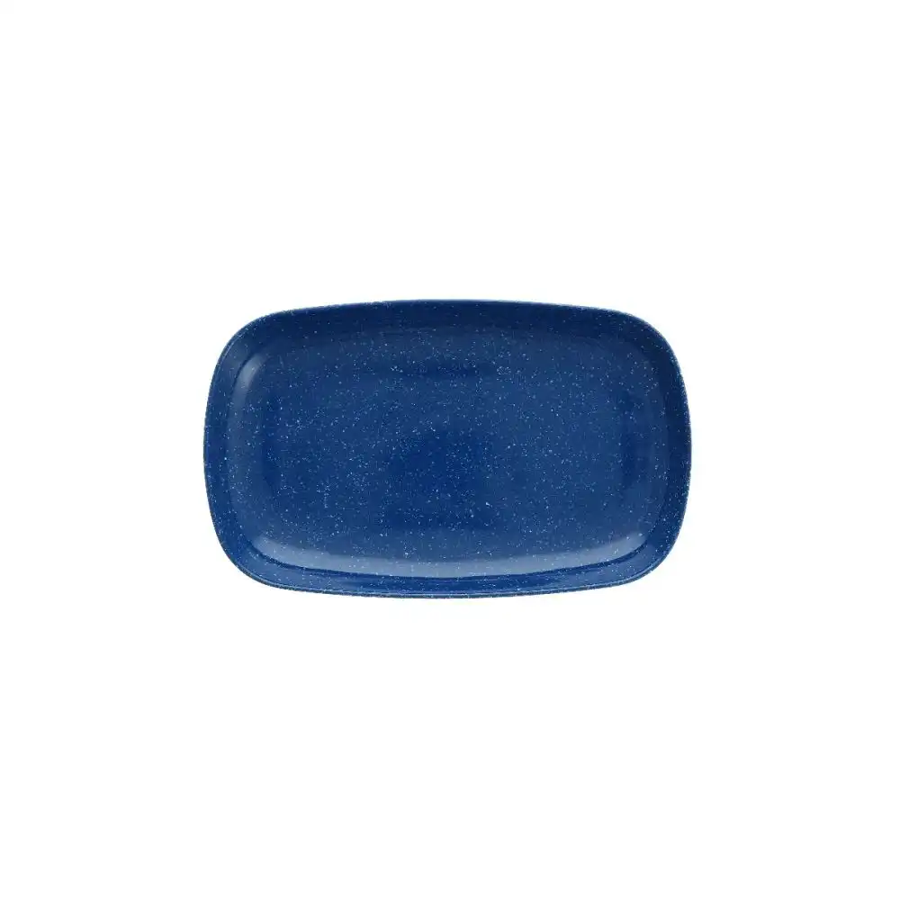 Fortessa Camp Melamine Coupe 11" x 7" Platter | Blue