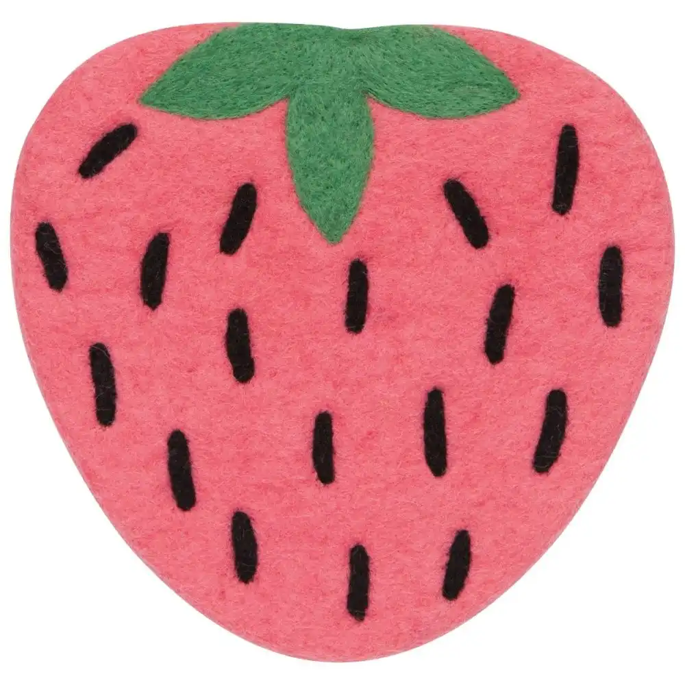 Danica Jubilee Felted Wool Trivet | Berry Sweet