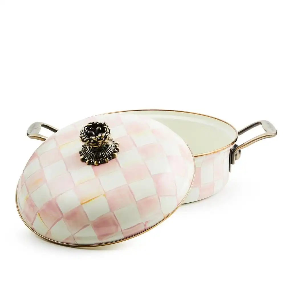 Alternative view of MacKenzie-Childs Rosy Check 3 Qt. Casserole