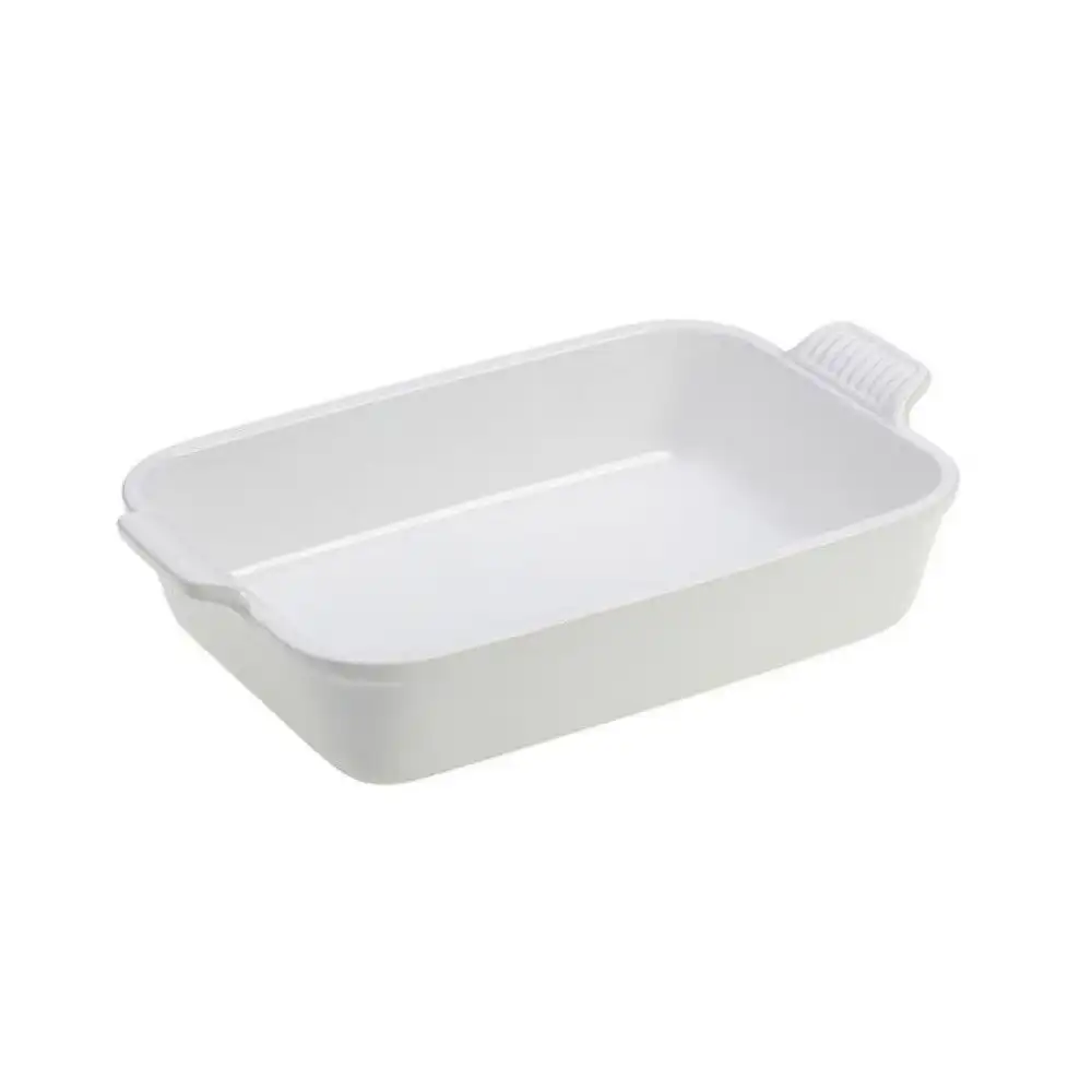 Alternative view of Le Creuset 2.5 Qt. Rectangular Heritage Baking Dish | White