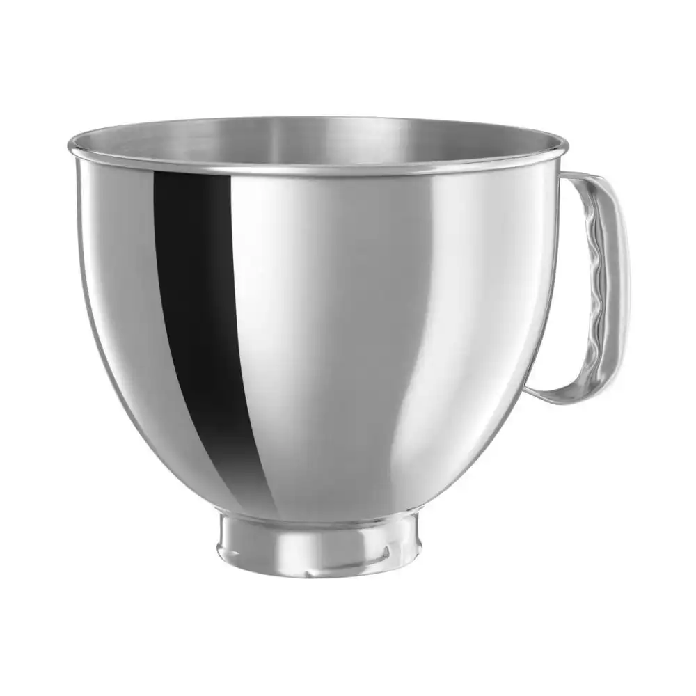 KitchenAid 5-Quart Stainless Steel Bowl + Coated Pastry Beater & Flex Edge Beater + Pouring Shield | Fits 4.5-Quart & 5-Quart KitchenAid Tilt-Head Stand Mixers