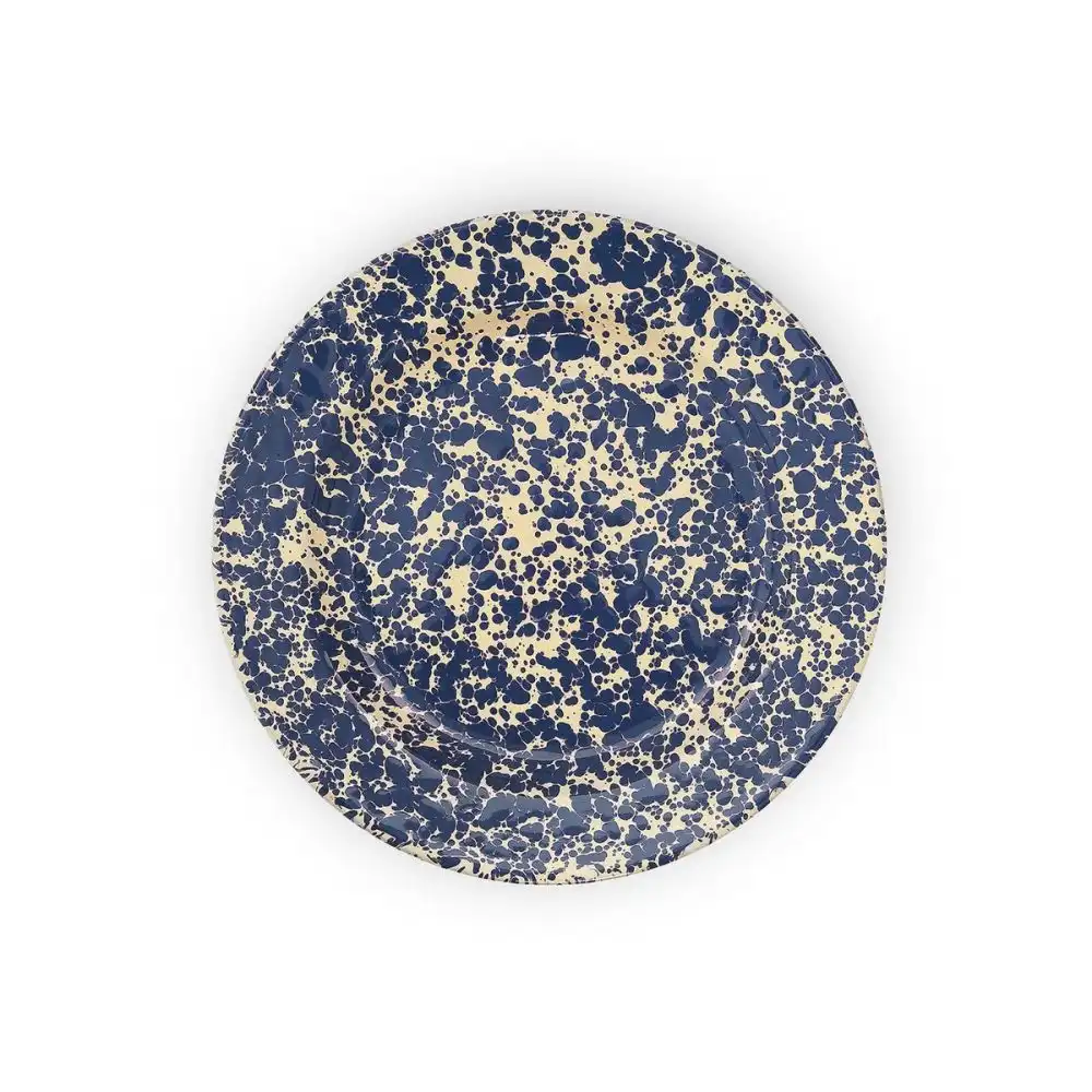Crow Canyon 8" Salad Plate | Navy Splatter